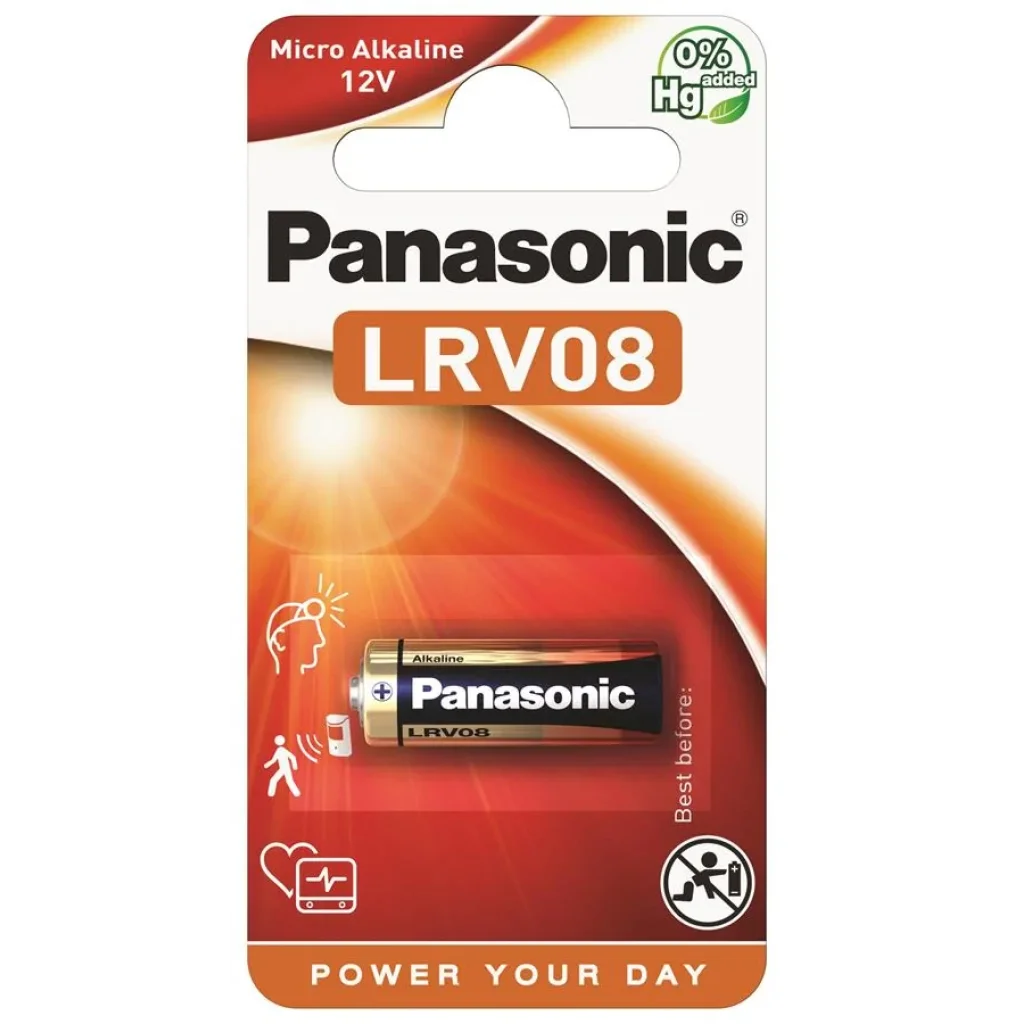 Батарейка Panasonic Micro Alkaline LRV08 BLI 1